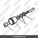 Screw, CSK, M6 x 60, Slv (T3330933)