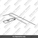 Screw, CSK, M6 x 14, Slv (T3330949)