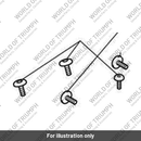 Bolt, But/Hd, Skt, M6 x 16, S/S (T3331010)
