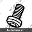 Screw, TPT, Pan/Hd, M6 x 12, Slv (T3331040)