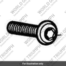 Bolt, But/Hd, M5 x 16, Shld, Slv (T3331062)