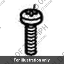 Screw, Skt, C'sk, M6 x 25, Slv (T3331196)