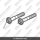 Bolt, TX, M12 x 70, Slv, Patch (T3331344)