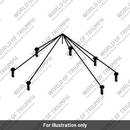 Screw, HHF, 50 x 18, Slv (T3331417)
