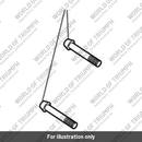 Bolt, Skt, M10 x 55, Slv (T3332223)