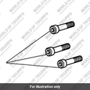 Bolt, Stainless, M10 x 52.5 (T3332508)