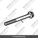 Bolt, TX, M12 x 1.25 x 150, 10.9, Slv (T3332526)