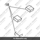Rubber Pad, 25 x 25 x 20 (T3660149)