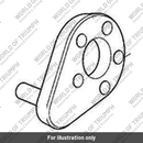 Holder, Output Pulley (T3880152)