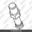 Pulley Wrench Pin, 35mm (T3880425)