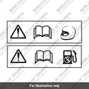 Label, Fuel Tank, White Text (T3900194)