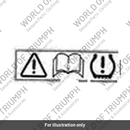 Label, Light, TPMS Warning (T3900287)