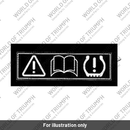 Label, Dark, TPMS Warning (T3900288)