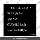 Label, R41 Data (T3900404)