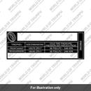 Label, Canadian Tyre & Rim (T3903902)