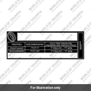 Label, Canadian Tyre & Rim (T3930175)