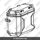 Pannier, RH, Aluminium, Slv (T9500822)