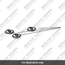 Washer, Square, 23 x 23 x 3 (T9501263)