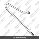 Pannier Rail, LHS, Chrome (T9510239)