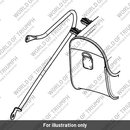 Pannier Rail, LHS, Chrome (T9510440)