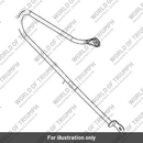 Pannier Rail, RHS, Chrome (T9518161)