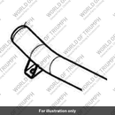 Exhaust Link Pipe, LH, Black (T9600605)