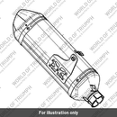 Silencer, Slip On, Arrow, LH (T9600837)