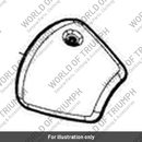 Heel Guard, Silencer, RH, Blk (T9600973)