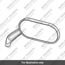 Mirror, Oval, RH, Assy (T9630363)