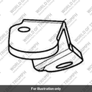 Bracket, Front MCyl Reservoir, Black (T9630369)