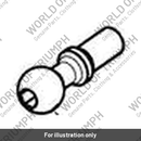 Ball End, Mirror, Dia 10, M6 x 12 (T9638185)