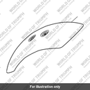 Front Mudguard, Low, Moulded (T9700774)