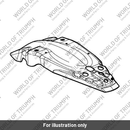 Mudguard, Plastic, Textured (T9701322)