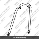 Stay, Mudguard, Short, Blk, Gloss (T9701406)