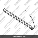 Rubber, Footboard, RHF (T9770190)