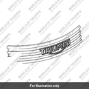 Tank Badge, Bar, Vintage, LHS (T9790071)