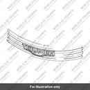 Tank Badge, Bar, Vintage, RHS (T9790072)