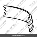 Tank Badge, Bar, Black, LHS (T9790074)