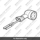 LED Indicator, Short, D40, 250 Lead (T9830071)