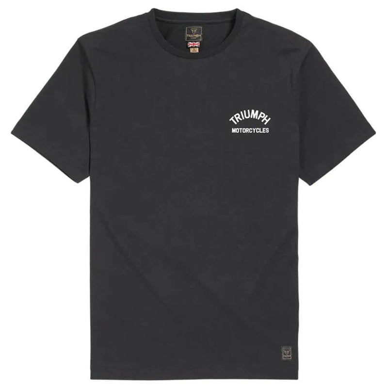 Triumph Mens Castle T Shirt - Black