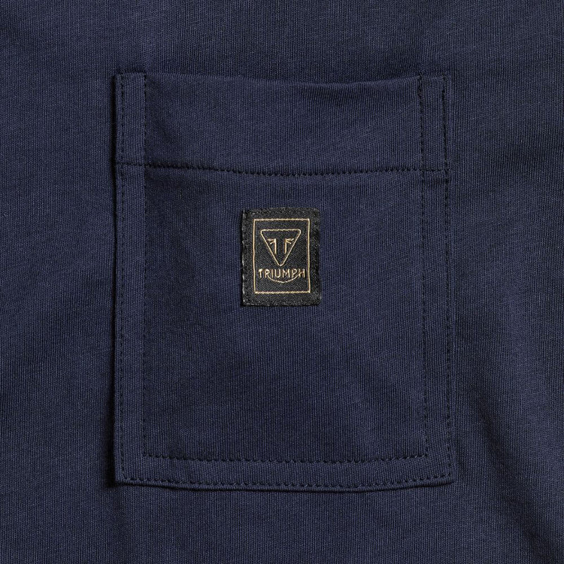 Triumph Mens Ditchling T Shirt - Navy