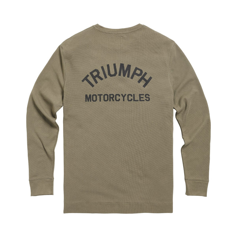 Triumph Mens Dean Long Sleeved Waffle Top