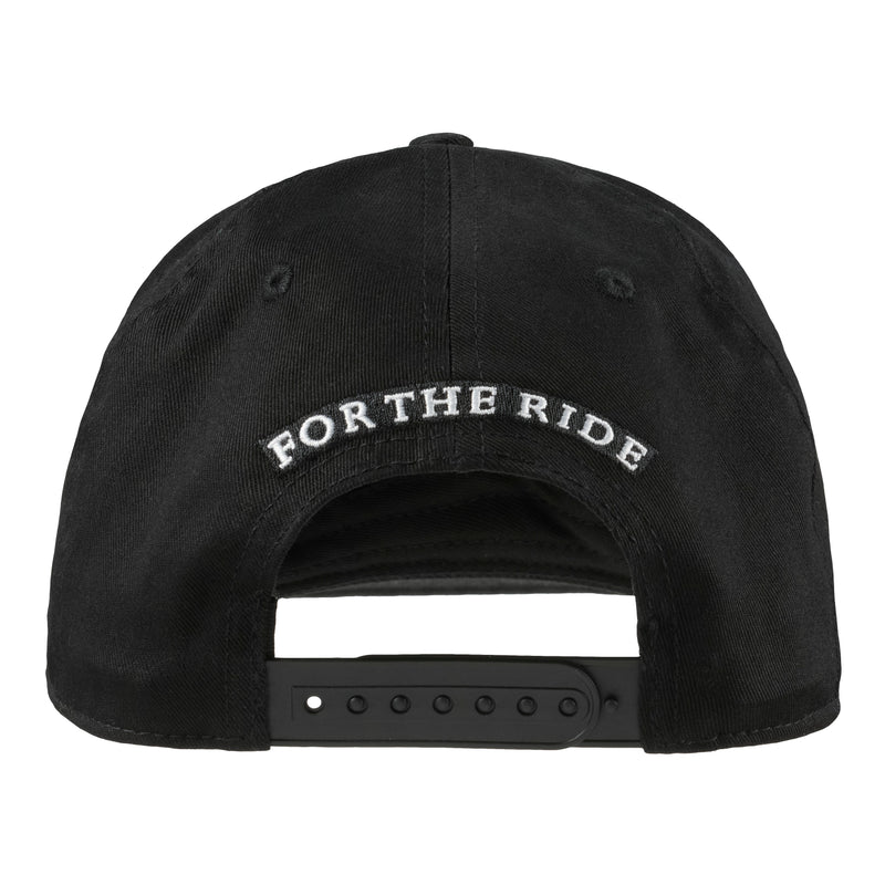 Triumph Racing Flat Peak Baseball Cap Black