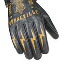 Triumph Bonneville Gloves Black & Gold