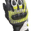 Triumph Arena Gloves - Black / White / Flo Yellow