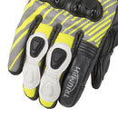 Triumph Arena Gloves - Black / White / Flo Yellow