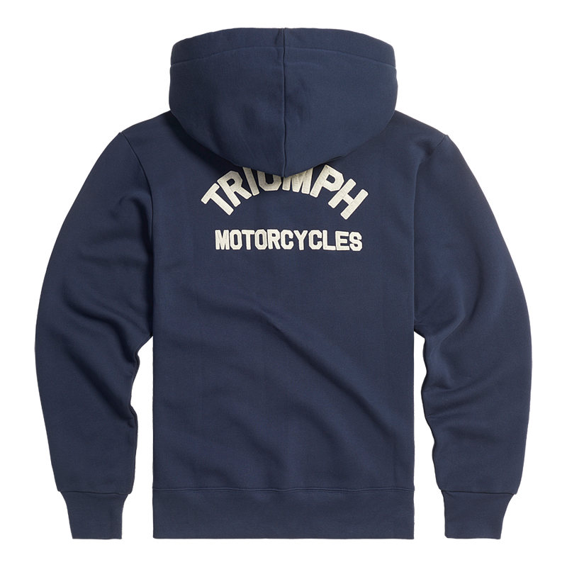 Triumph Dolan Zip Up Hoodie Navy