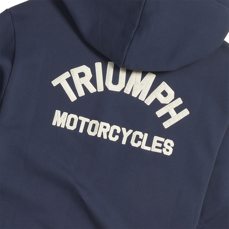 Triumph Dolan Zip Up Hoodie Navy