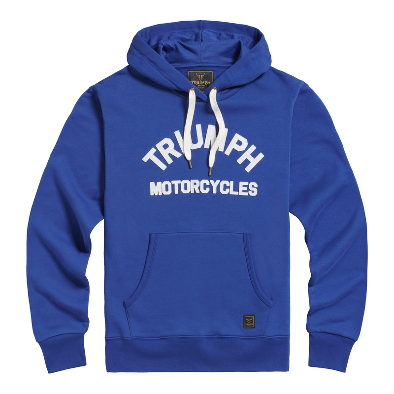 Triumph Mens Carrick Blue & Bone Hoodie