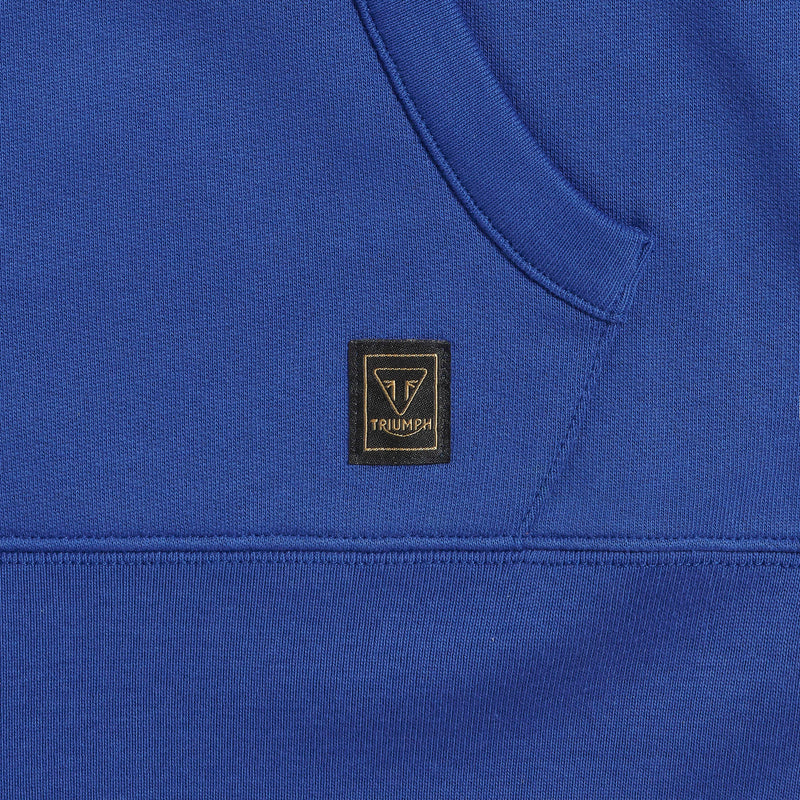 Triumph Mens Carrick Blue & Bone Hoodie